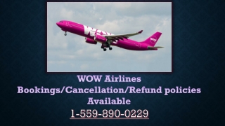 1-559-890-0229- WOW Airlines Booking | Cancellation, Refund policies