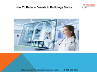 How To Reduce Denials In Radiology Sector