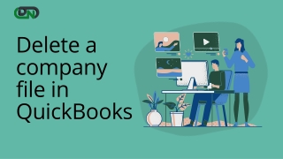 Delete a company file in QuickBooks