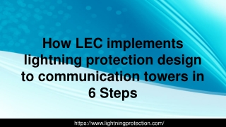 How LEC implements lightning protection design to communication towers