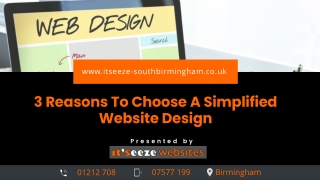 3 Reasons To Choose A Simplified Website Design