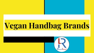 Vegan Handbag Brands