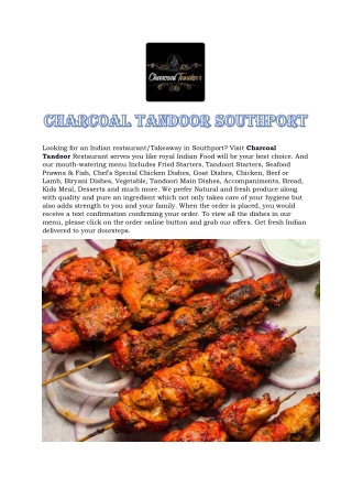 Charcoal Tandoor Southport