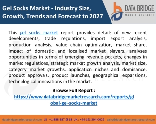 Gel Socks Market Hitting New Highs Explored with CAGR