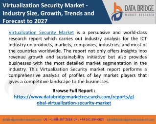 Virtualization Security Market Emerging Technologies, Trends, & Revenue