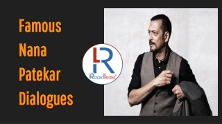 Nana Patekar Dialogues