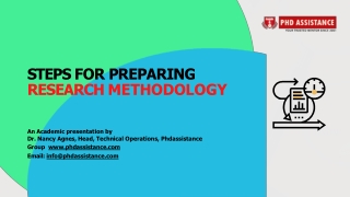 Steps for Preparing Research Methodology - Phdassistance