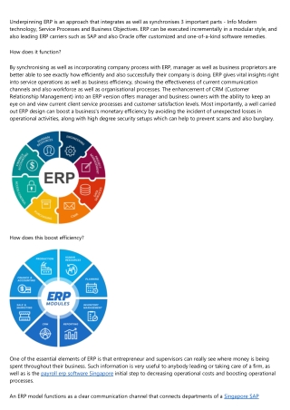 ERP - What's all of it about?