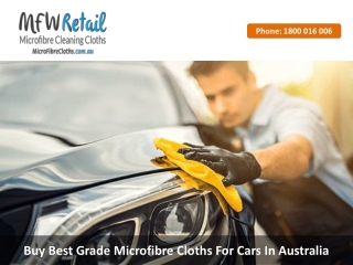 Buy Best Grade Microfibre Cloths For Cars In Australia