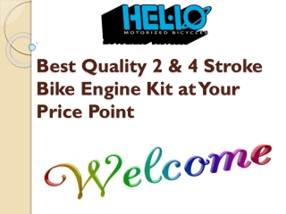Best Quality 2 & 4 Stroke Bike Engine Kit at Your Price Point