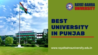 Best university in Punjab