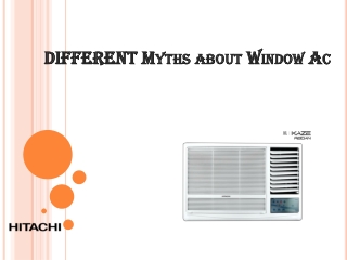 Different Myths About Window Ac