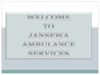 Rapid Ambulance service from Jamshedpur to Ranchi  by Jansewa