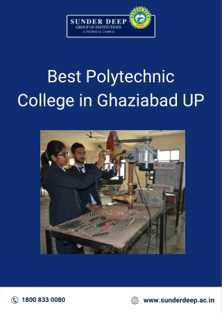 Top Polytechnic College in UP | Government Polytechnic College in UP