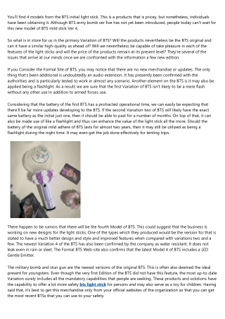 A Beginner's Guide to bts light stick ver 3