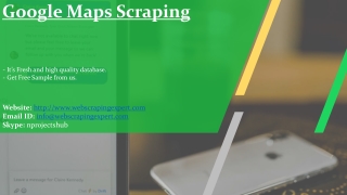 Google Maps Scraping