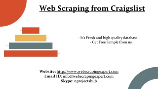 Web Scraping from Craigslist