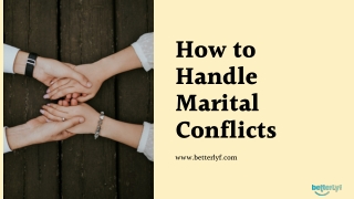 How to Handle Marital Conflicts