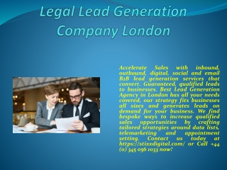 Legal Lead Generation Company London