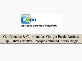 Cursos de arcgis