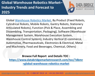 Global Warehouse Robotics Market