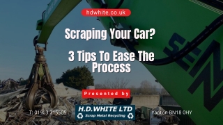 Scraping Your Car? 3 Tips To Ease The Process
