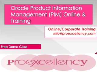 Oracle Product Information Management (PIM)