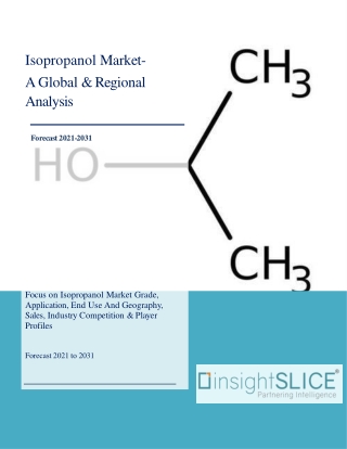 Isopropanol Market Share, Trends, Analysis and Forecasts, 2021-2031