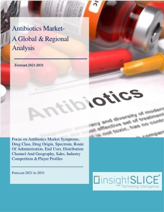Antibiotics Market Share, Trends, Analysis and Forecasts, 2021-2031