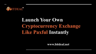 Launch Your Own Cryptocurrency Exchange Like Paxful Instantly