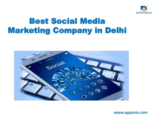 Best Social Media Marketing Company in Delhi ppt