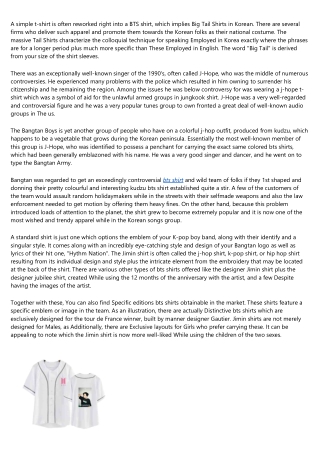 Forget bts shirts: 10 Reasons Why You No Longer Need It