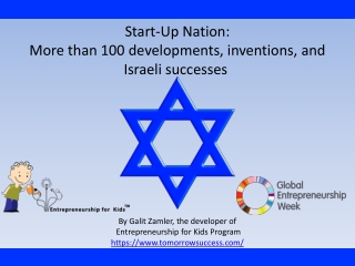More Than a Hundred Developments Inventions and Israeli Successes