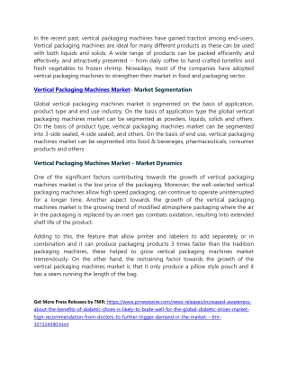 Vertical Packaging Machines Market