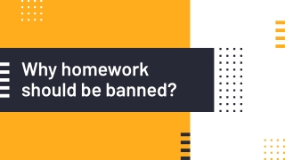 Why homework should be banned_