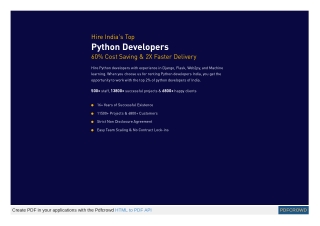 PixelCrayons: Hire Python Programmer in India (60% Cost Saving)