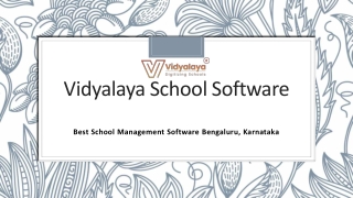 Best School Management Software Bengaluru, Karnataka