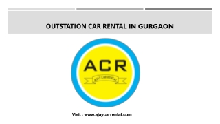 outstation car rental