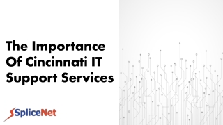 The Importance Of Cincinnati IT Support Services_