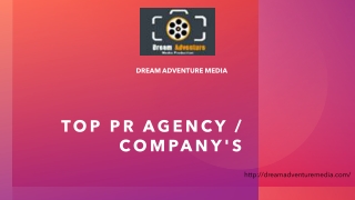 Top PR Agency / Company's