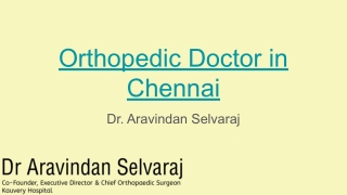 Orthopedic Doctor in Chennai