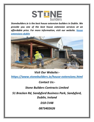 house extensions dublin | Stonebuilders.ie