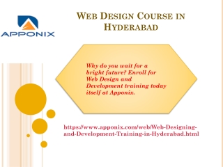 Web Design Course in Hyderabad