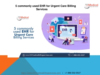 5 commonly used EHR for Urgent Care Billing Services