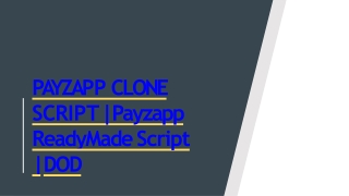 Best Payzapp Clone Script - Readymade Clone Script