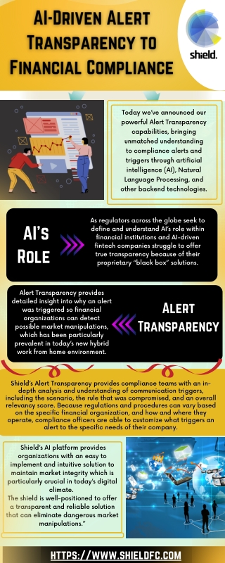Shield - Financial Compliance from AI-Driven Alert Transparency