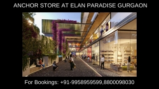 Elan Paradise Anchor Store Second Floor Shops Price, Elan Paradise Anchor Store