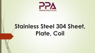 Stainless Steel 304 Sheet, Plate, Coil