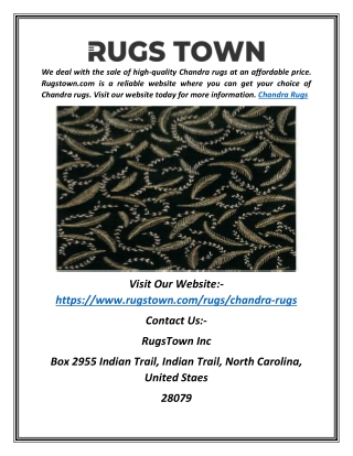 Chandra Rugs | Rugstown.com