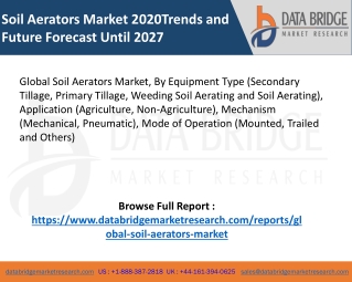 Soil Aerators Market pdf